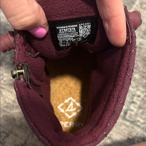 Sperry Purple Waterproof Boots - Picture 5 of 6